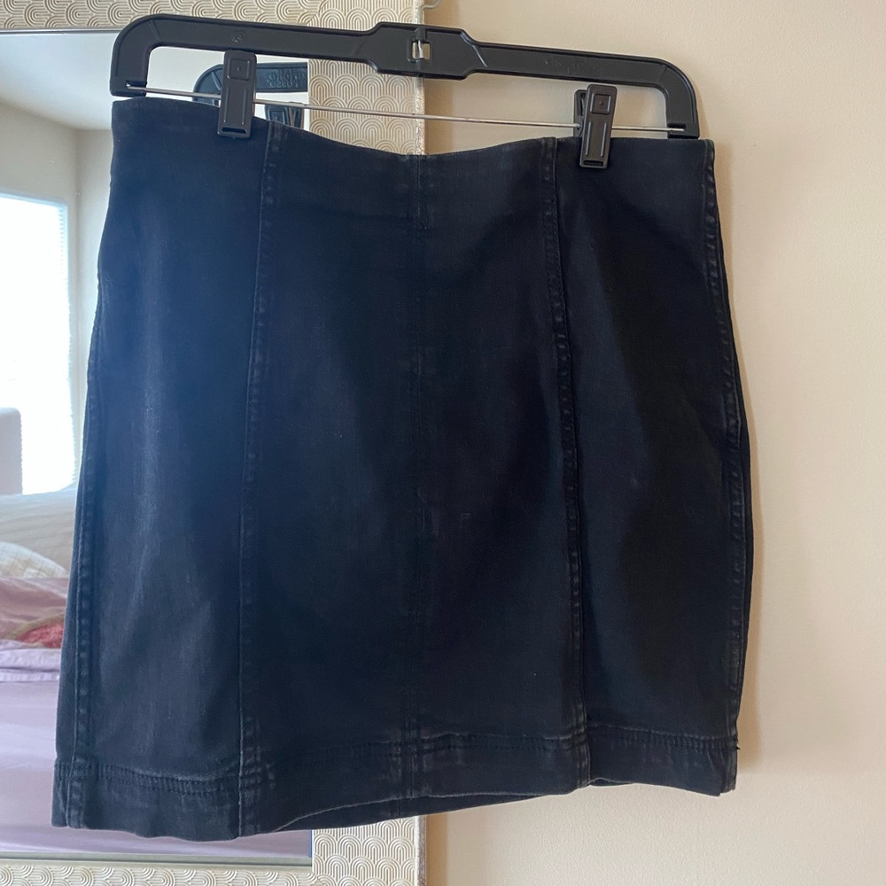 Free People black miniskirt